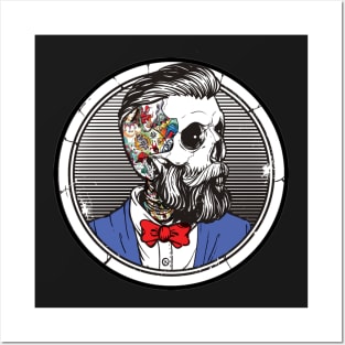 Skull Barber Posters and Art
